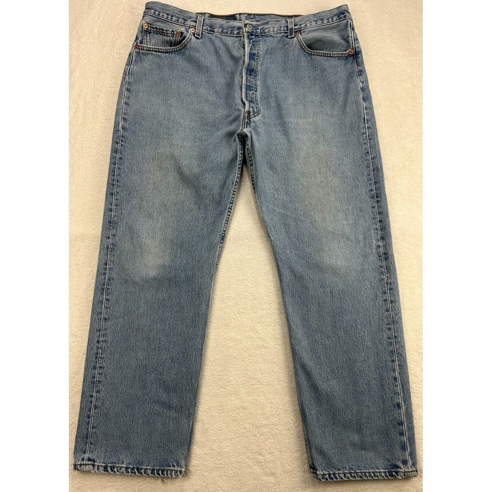 VTG Levis 501 Jeans Men 42x30 Blue Original Button Fly 1999 Y2K USA